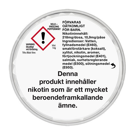 VELO Freezing Peppermint 10.9mg - MyPouch