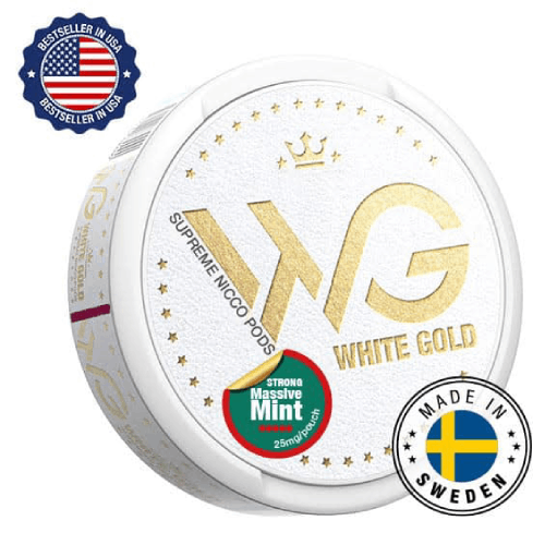 WHITE GOLD Massive Mint 25mg